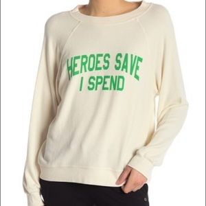 Wildfox Heroes Save I Spend Cream Medium